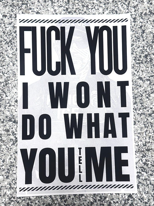 RAGE AGAINST THE MACHINE MINNEAPOLIS 11"x17" POSTER