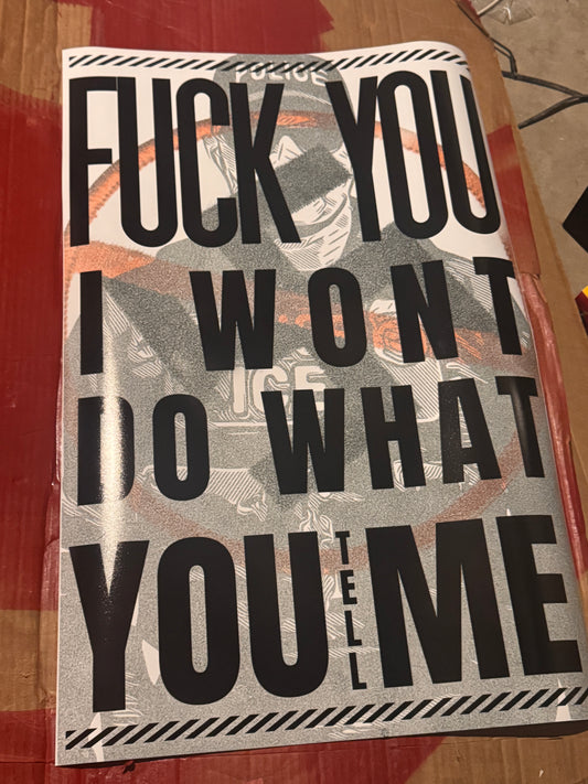 RAGE AGAINST THE MACHINE MINNEAPOLIS 11"x17" POSTER