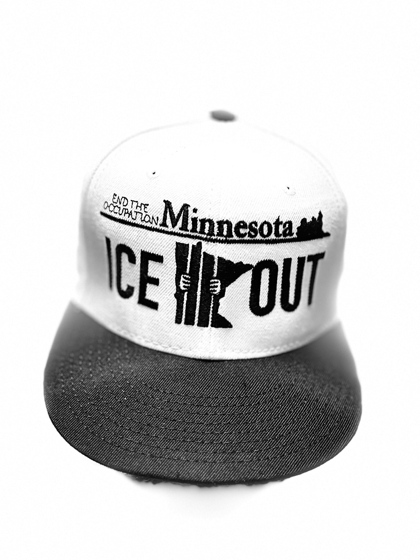 ICE OUT 1 - Embroidered Snapback Hat