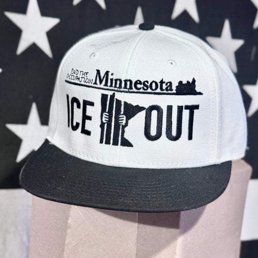 ICE OUT 1 - Embroidered Snapback Hat