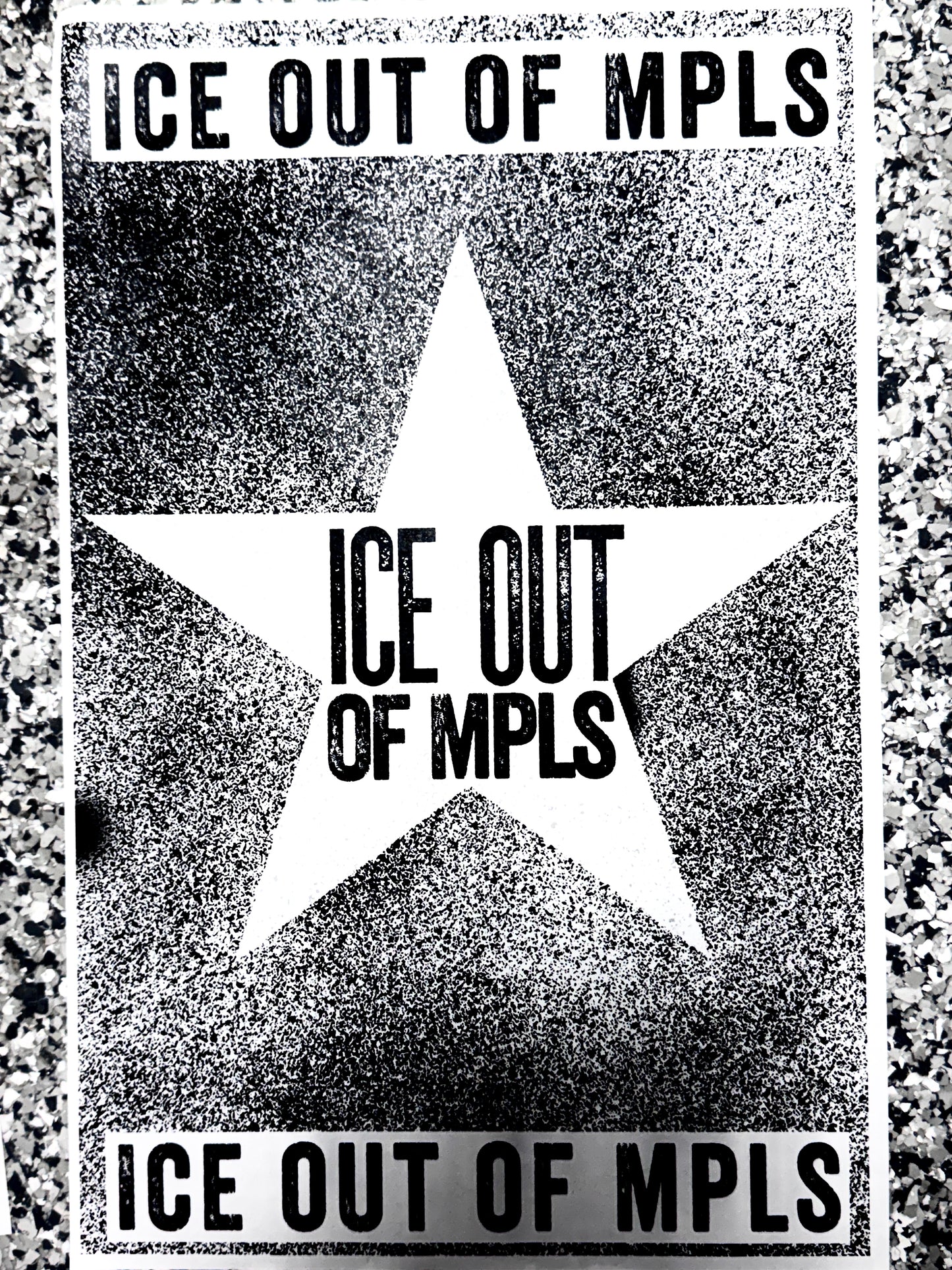 Star Wall — First Avenue–Inspired Minneapolis Protest Poster 11" x 17"