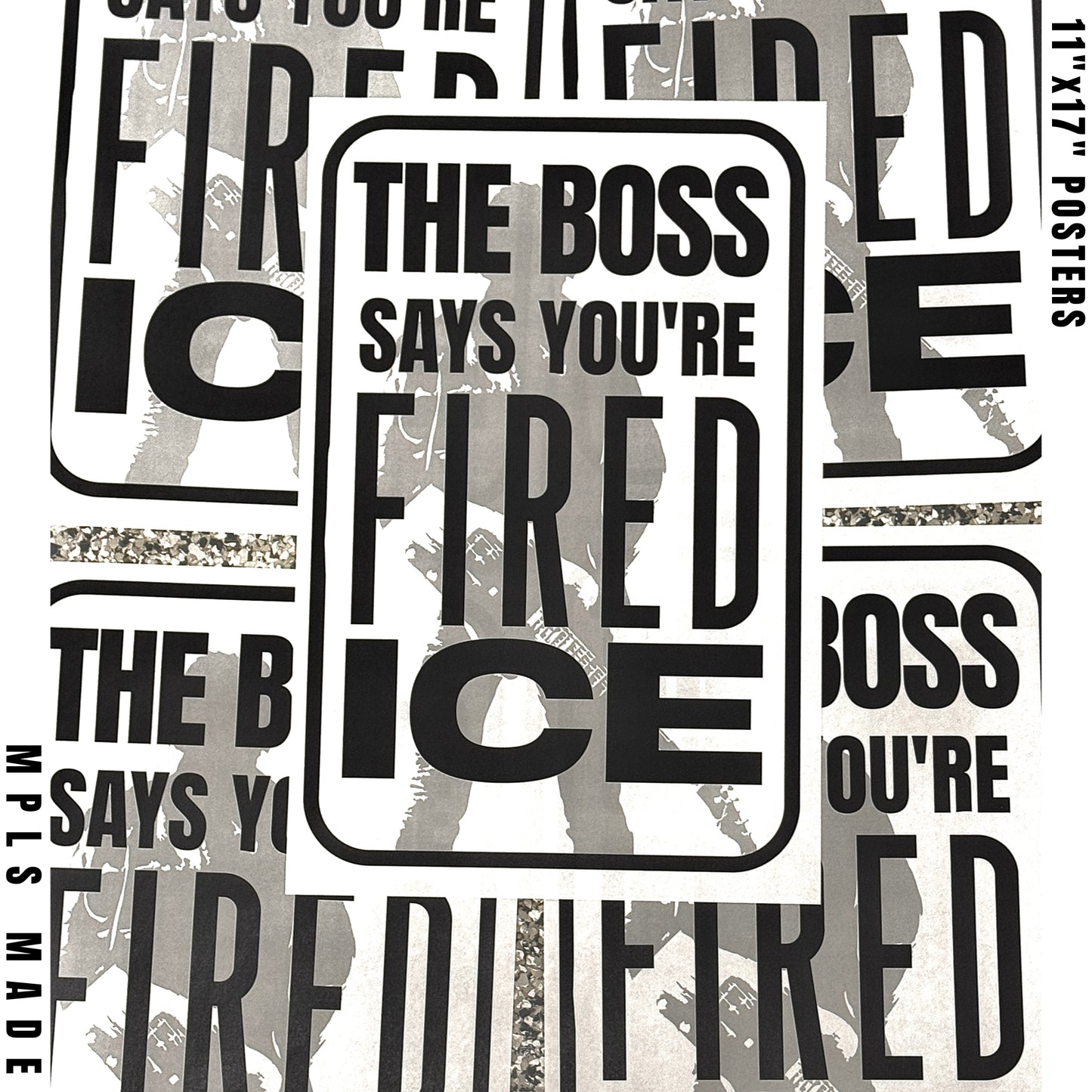 The Boss Says You’re Fired — 11×17 Protest Poster (Inspired by Bruce Springsteen)